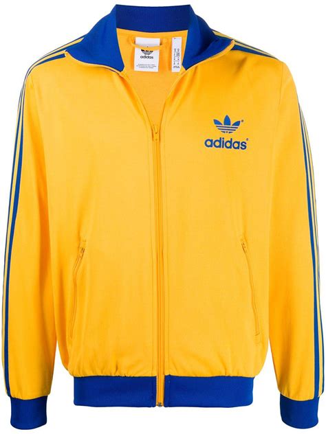 gelbe weiße adidas jacke|Gelbe Winterjacken .